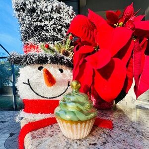 NWT Anthropologie Gourmand Ginger Green Cupcake Candle